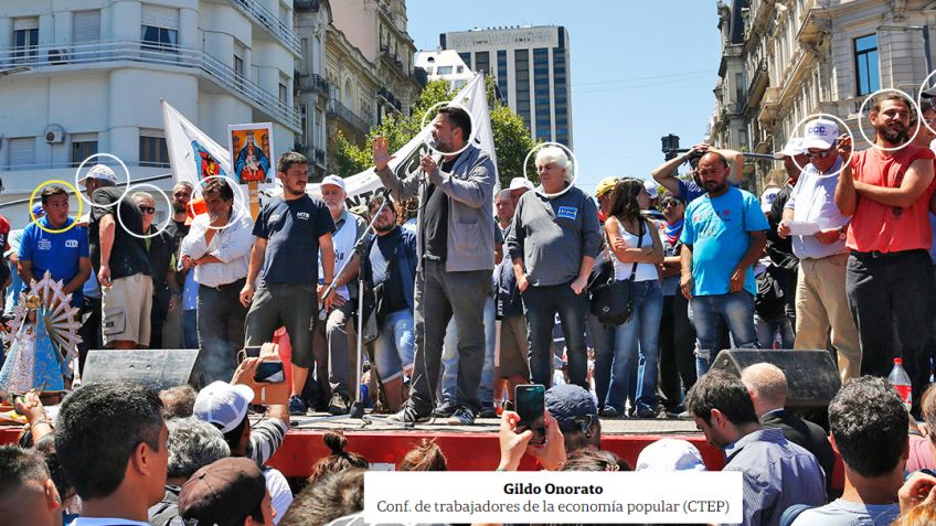 Un tandilense ocupó un rol central en la protesta de ayer en Ciudad Autónoma de Buenos Aires