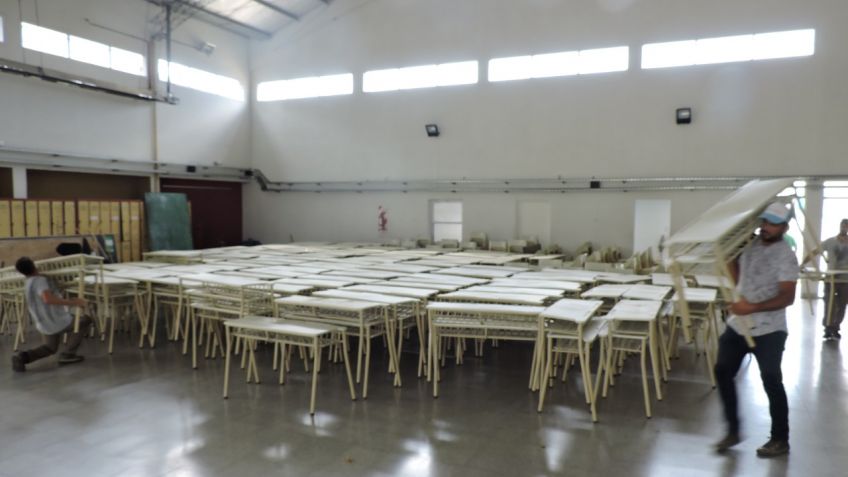 "Esperamos con mucha alegría tener todo y disponer de las nuevas aulas"