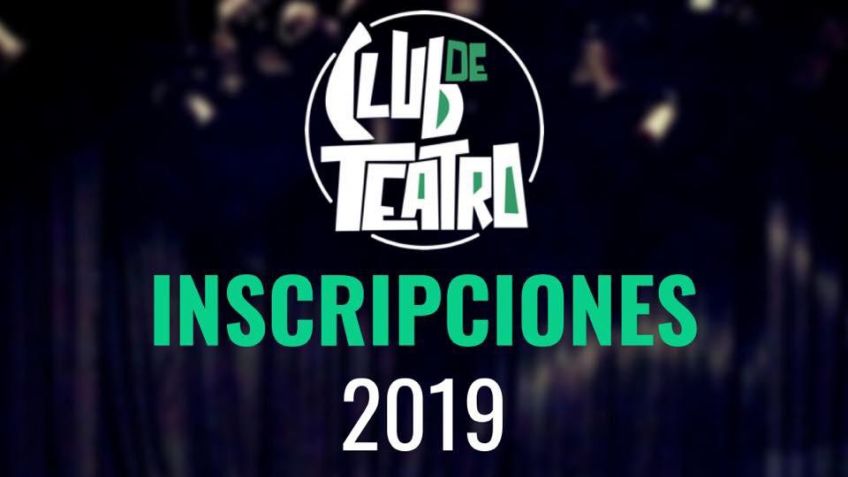 Permanece abierta la inscripción al Club de Teatro