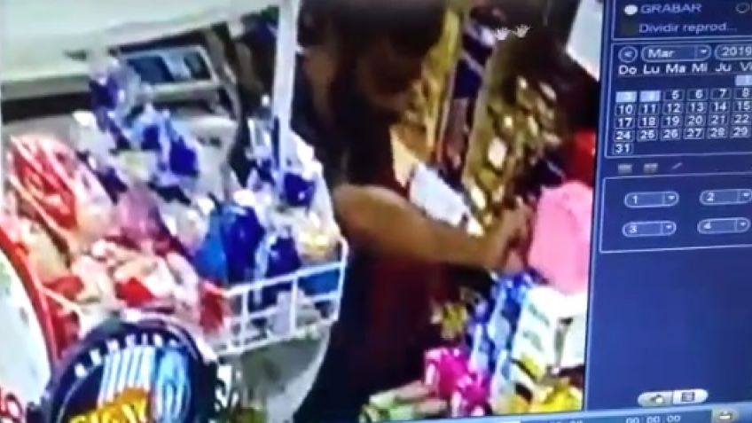 Otro ladrón quedó escrachado por cámaras de seguridad