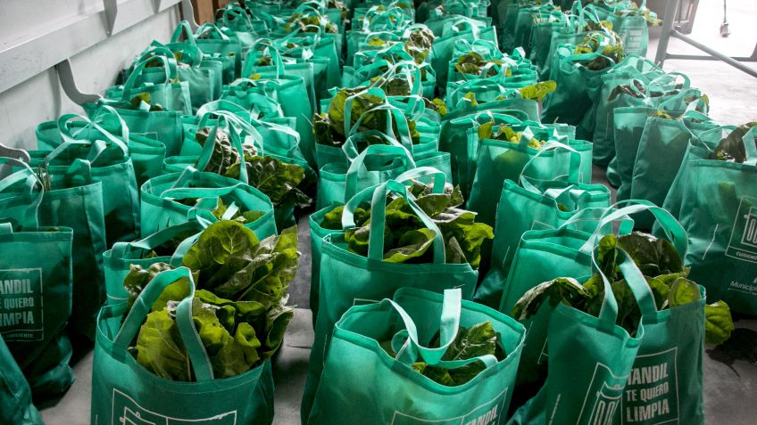 El Movimiento Evita entregó al Municipio 600 kilos de verdura fresca