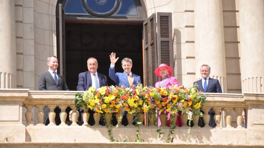 La Reina de Dinamarca cumplió con su agenda en Tandil