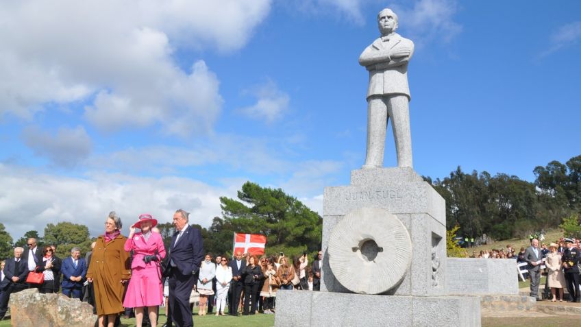La Reina de Dinamarca cumplió con su agenda en Tandil