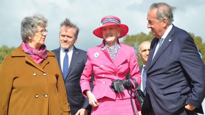 Las imágenes de la visita de la Reina de Dinamarca a Tandil