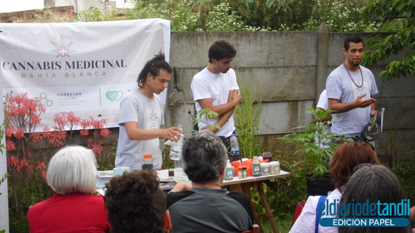 A pesar de la prohibición hay quienes se animan al autocultivo. En la imagen, un taller llevado a cabo en el Centro Cultural La Compañía de esta ciudad.