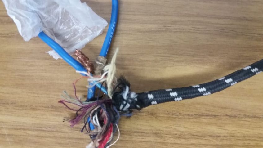 Tenían una conexión clandestina y el poste de luz electrificado