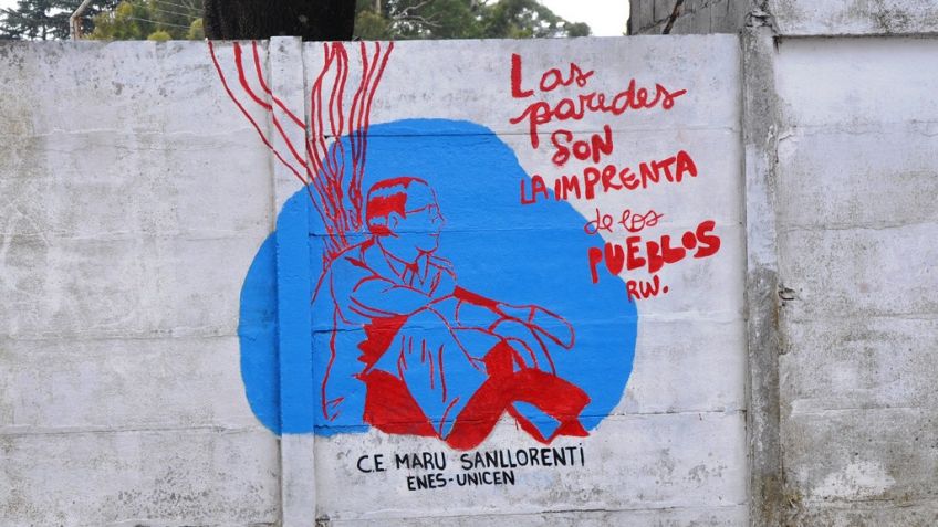 "Las paredes son la imprenta de los pueblos"