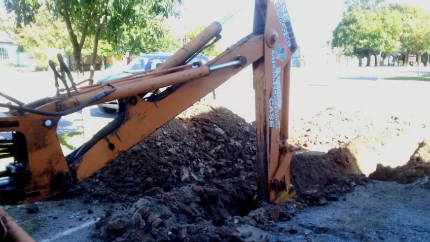 Se inició la extensión de la red de agua en Vela