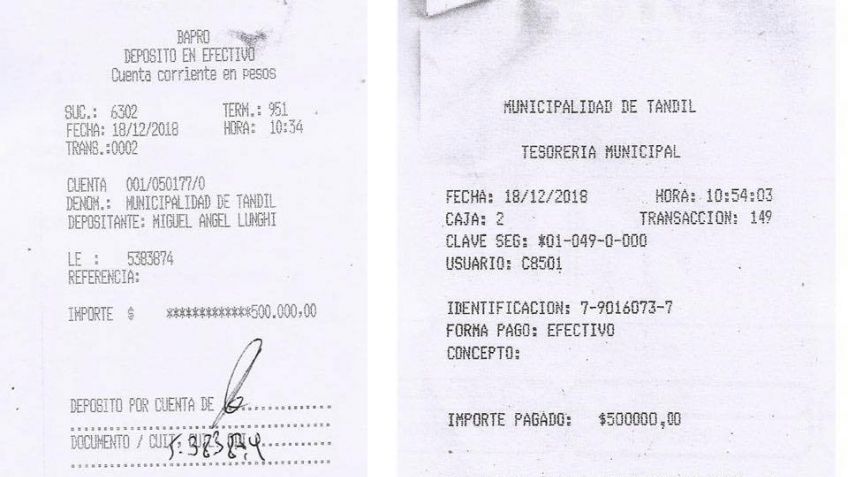 Pedirán que los $500 mil que donó Lunghi pasen por el Concejo Deliberante