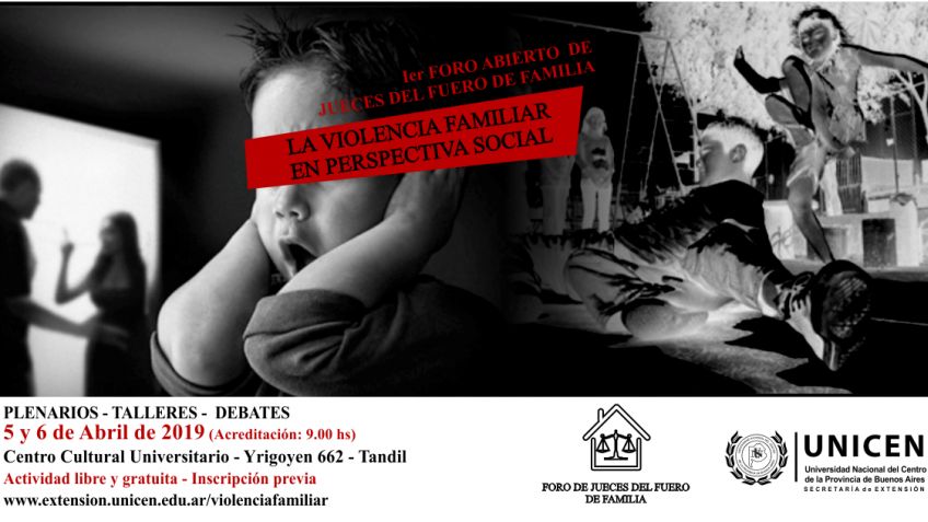 Foro de Jueces de Familia y UNICEN en jornada sobre Violencia Familiar