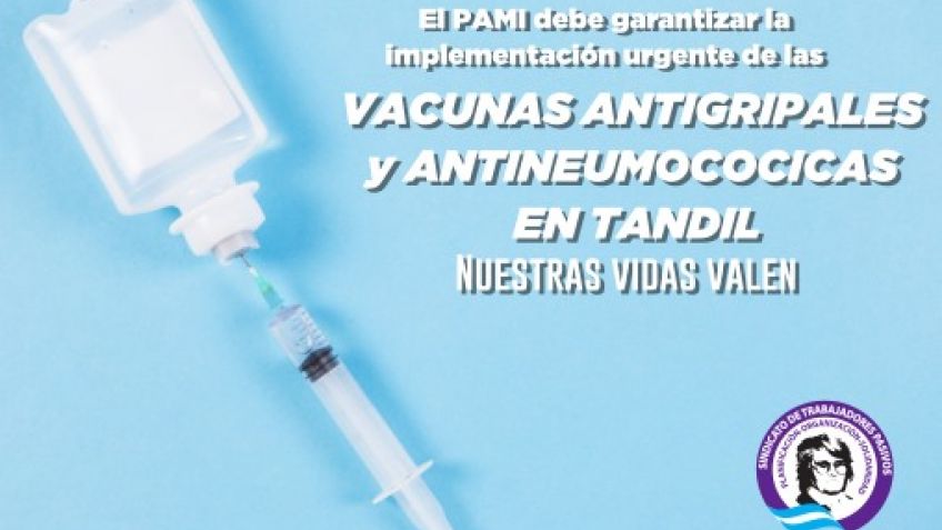 El sindicato de jubilados reclama por vacunas a tiempo