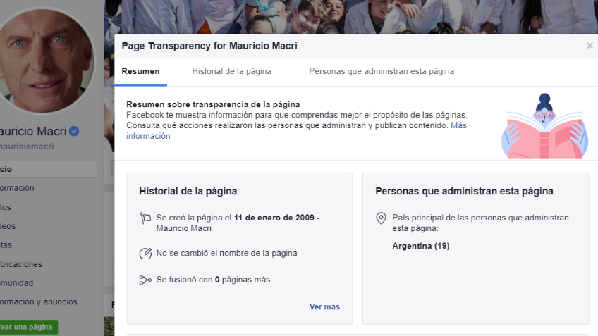 19 personas trabajan en el perfil del presidente Macri