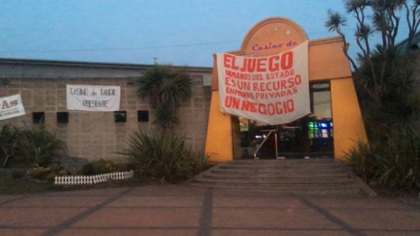 Trabajadores del Casino extendieron la medida de fuerza