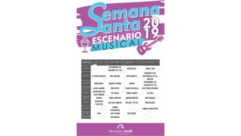 Super agenda de Semana Santa 2019