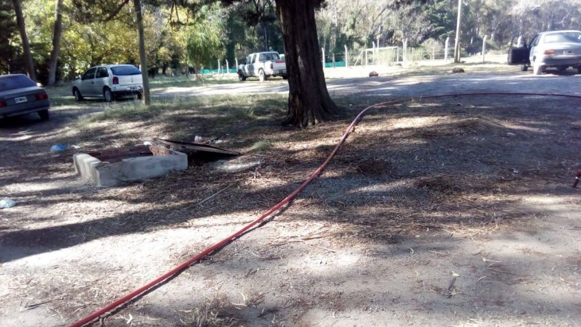 Le robaron la bomba de agua al Club San José
