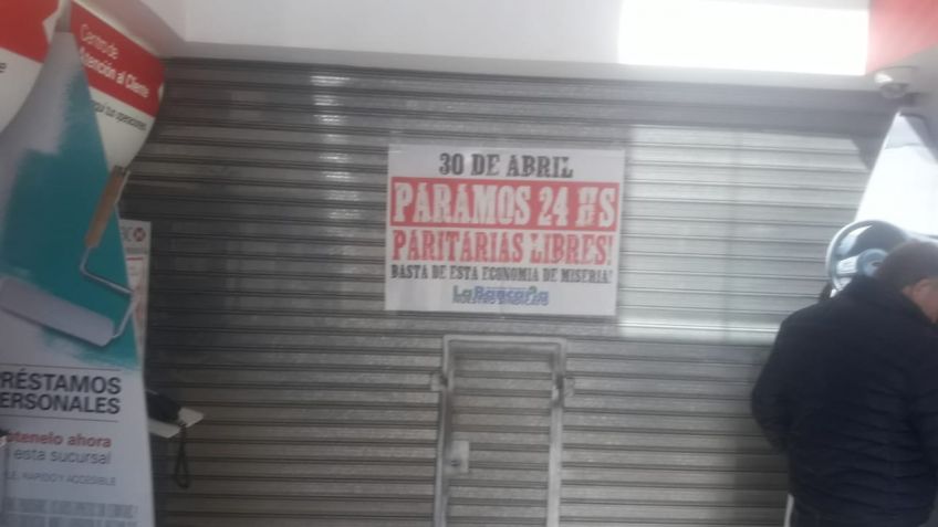 El Banco Provincia, un excepción en medio del paro