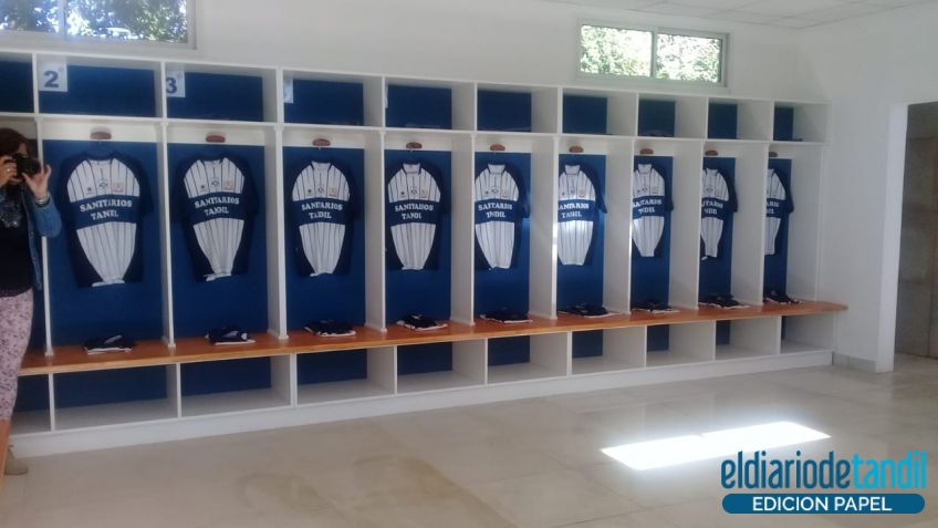 El nuevo vestuario en la cancha de Gimnasia (Foto: Ruben Lopez)