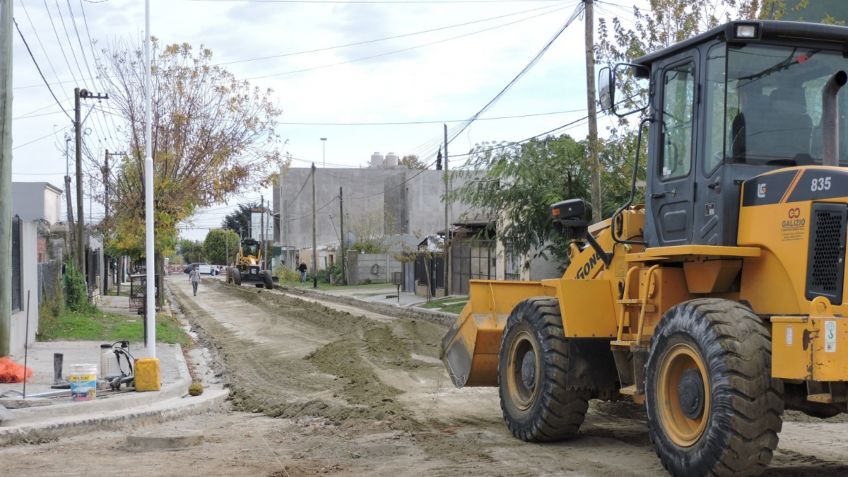 Se terminaron varias obras de infraestructura vial en distintos barrios