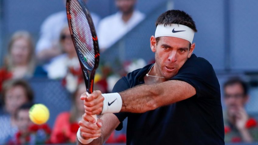 Del Potro confirmó que jugará el singles en Madrid