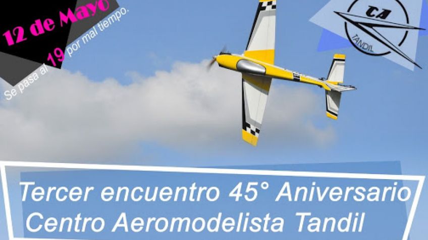 El Centro Aeromodelista Tandil invita a festejar su aniversario