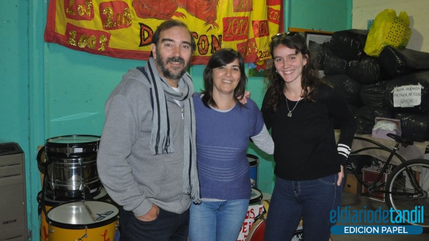 Jorge Tripiana, Diana Jelusic y Eugenia Savino