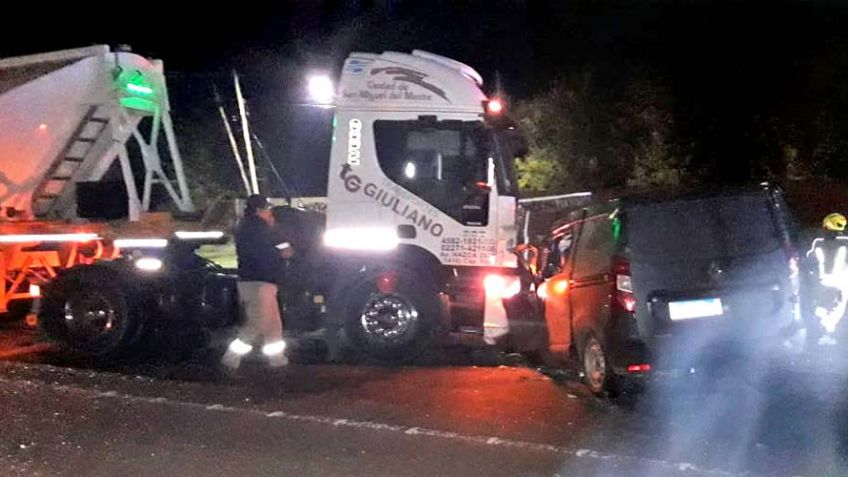 Tres jóvenes tandilenses heridos en choque rutero