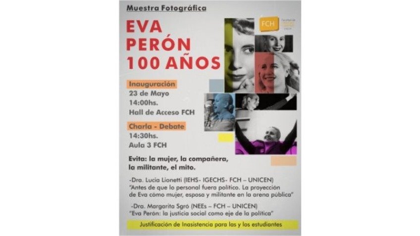 Muestra Fotográfica "Eva Perón, 100 años"