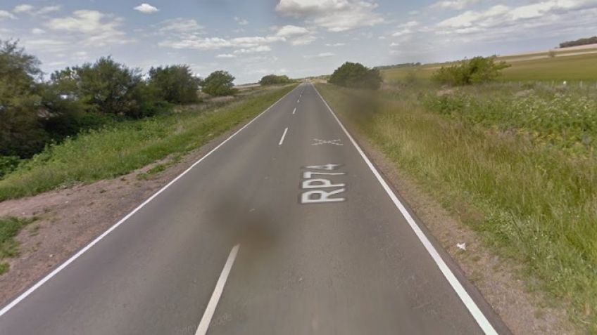 Volcó un camión en la Ruta 74 y obligó a cortar el tránsito