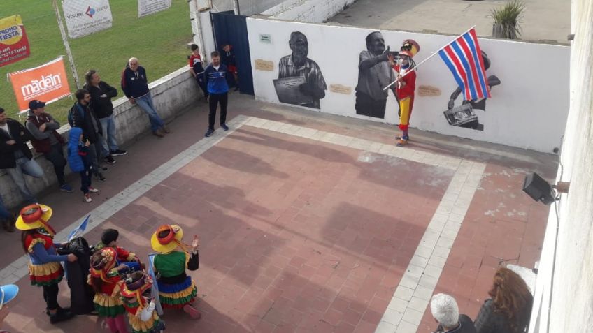 Ferro inauguró SUM, plateas y mural en su Estadio