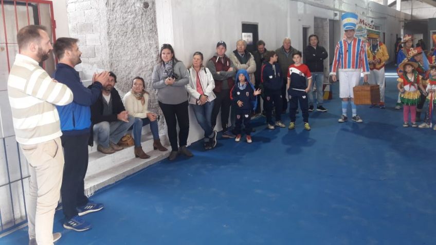 Ferro inauguró SUM, plateas y mural en su Estadio