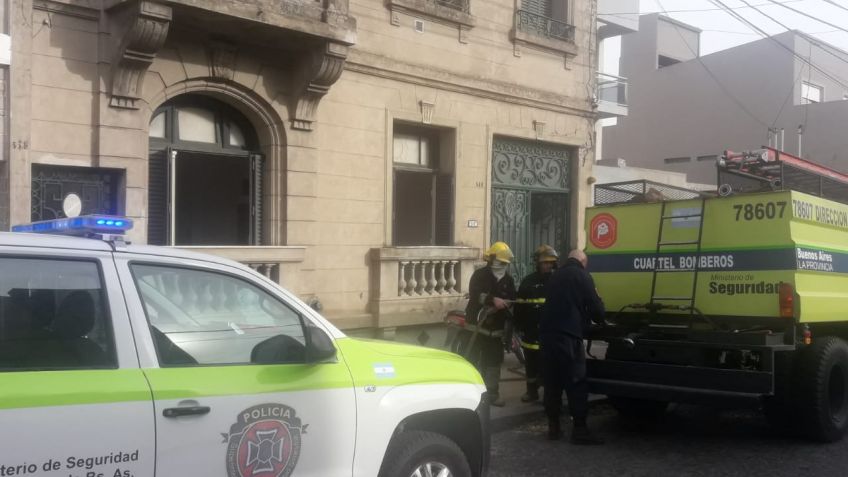 Explotó una garrafa mientras secaban una pared: sin heridos