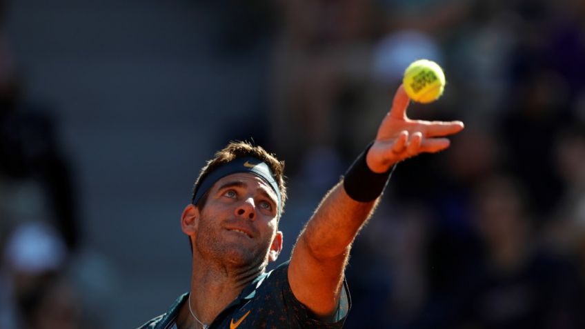 Del Potro va por los cuartos de Roland Garros