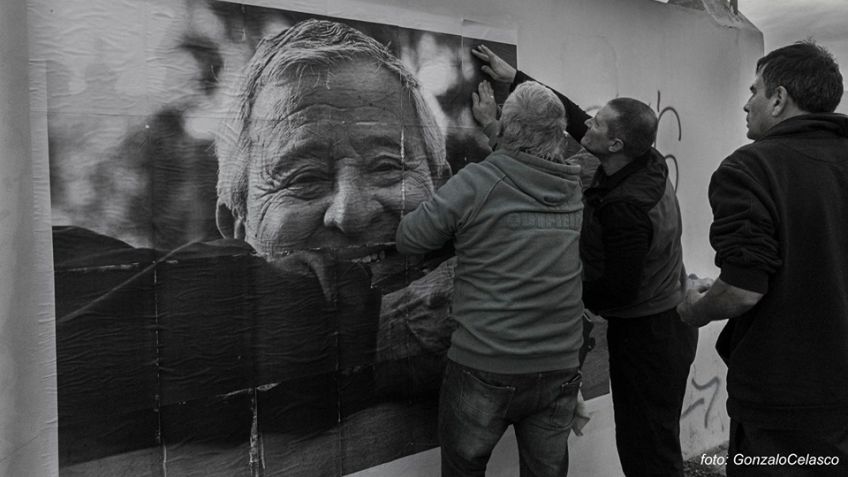 Se inaugura un mural en homenaje al fotógrafo Luis Veloz