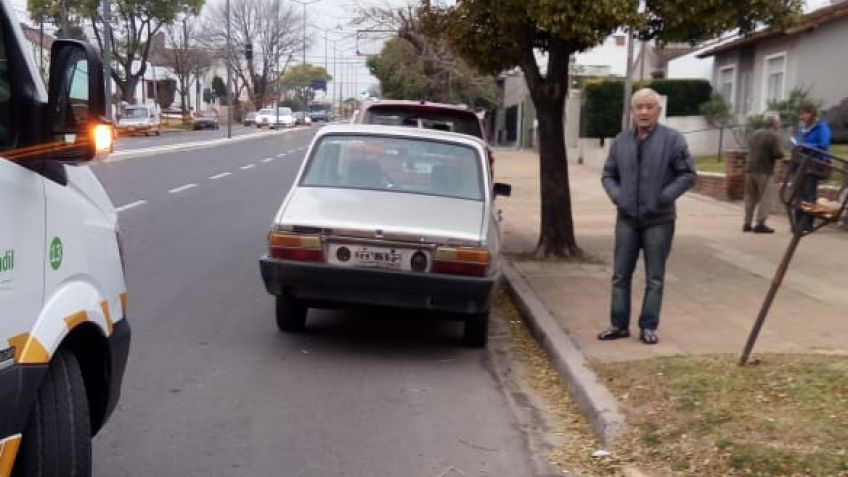 Ciclista herido tras choque en Avellaneda y Moreno