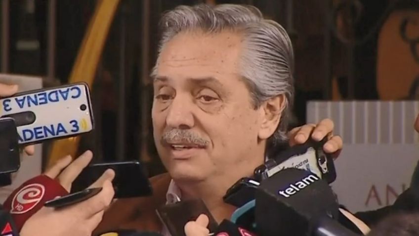 Alberto Fernández fue dado de alta: "Estoy muy bien, me voy a trabajar"