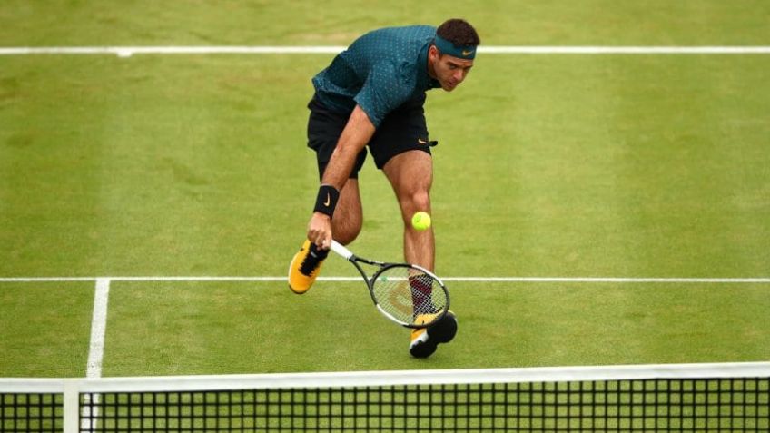 La rodilla de Del Potro vuelve a preocupar