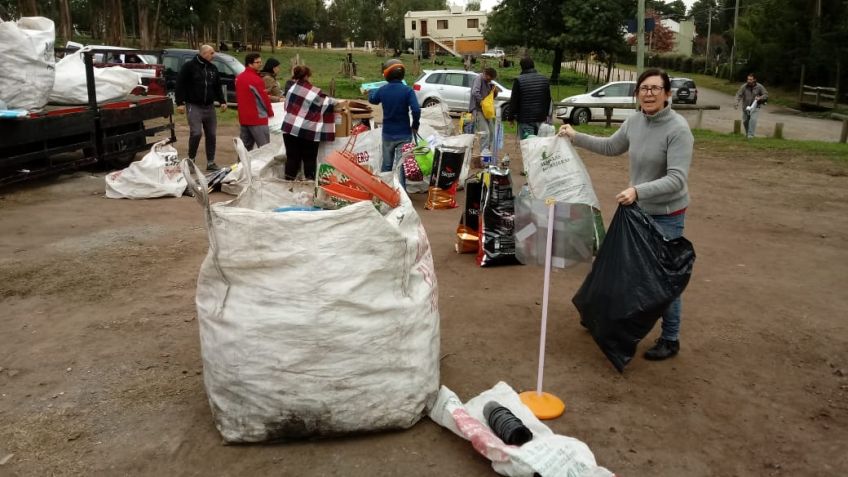 El reciclado a través de Punto Limpio Itinerante arrancó con todo en el barrio Uncas