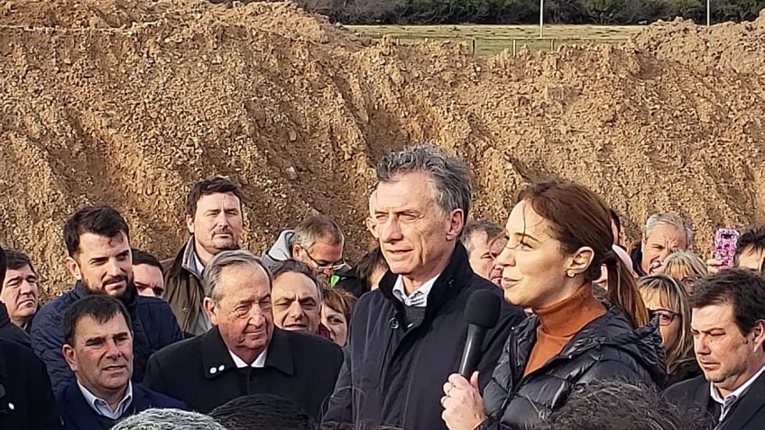 Lunghi estuvo con Macri y Vidal en la inauguración de obras en Ruta 3