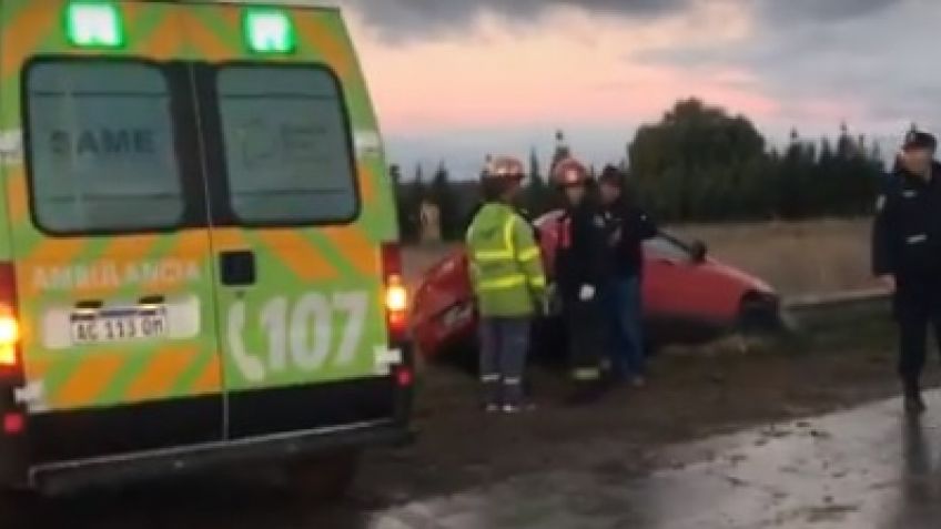 Tandilense protagonizó choque en Ruta 29