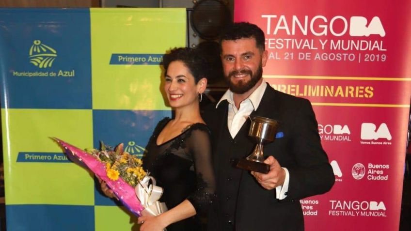 Tandilenses Campeones en la Preliminar del Mundial de Tango en Azul