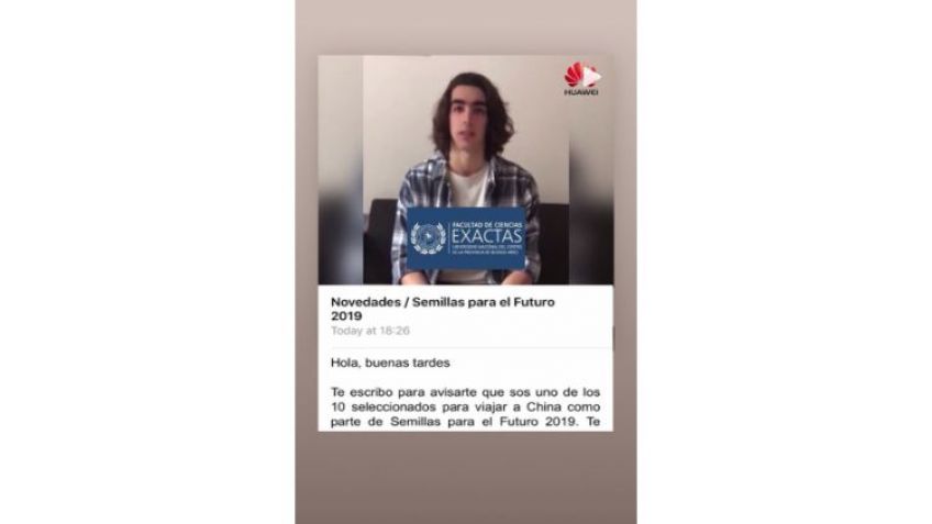 Estudiante de UNICEN quedó seleccionado para una beca en China