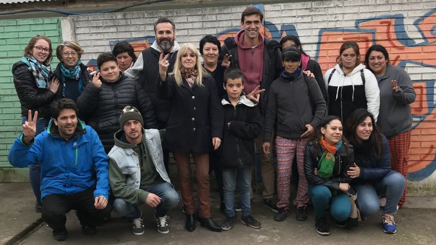 Mujeres sin Techo recibió la visita de Rogelio Iparraguirre