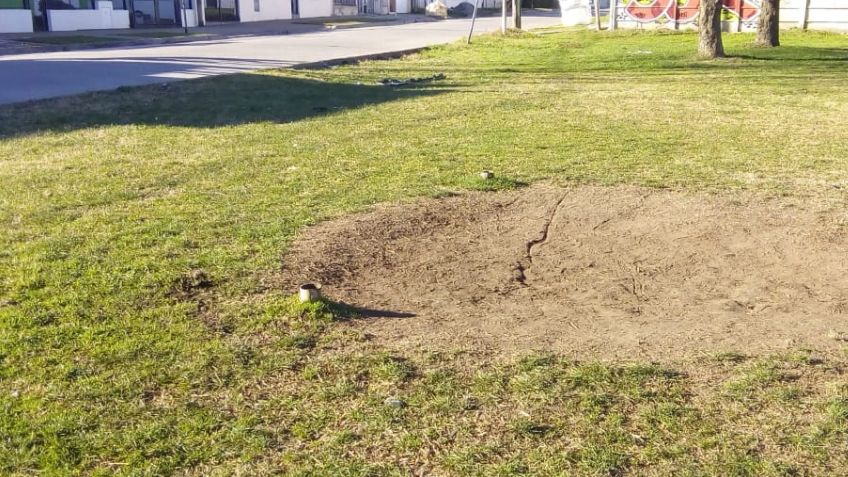 Cansada de las molestias, vecina 'taló' un arco 