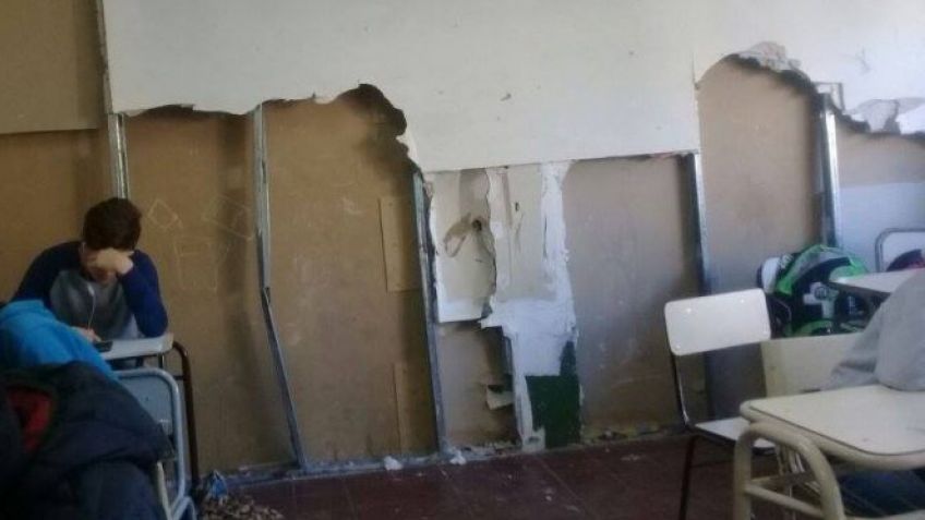 Así se estudia en Las Chapas.