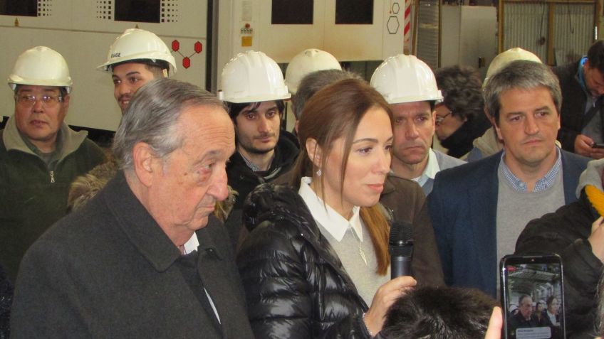 Vidal visitó Tandil y dijo que seguirán "apoyando a los que quieren trabajar"