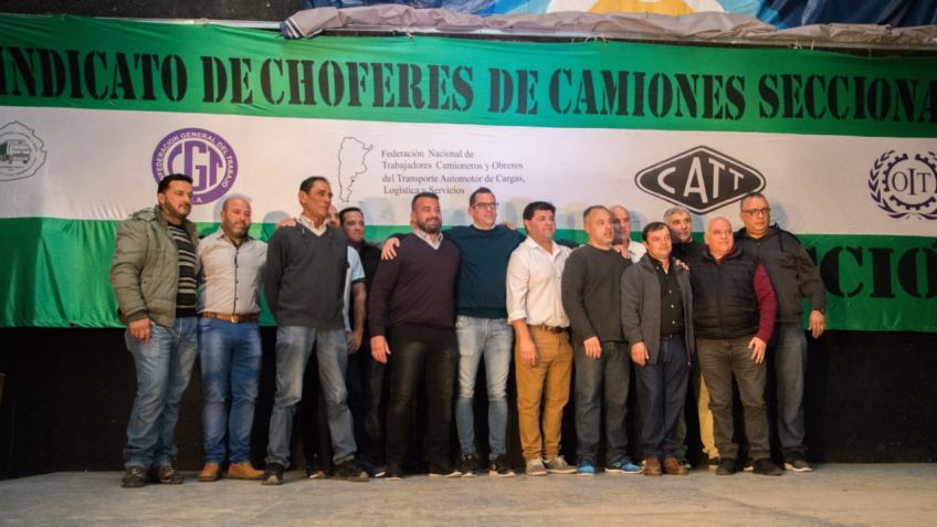 Camioneros presentó la lista que conducirá la seccional local