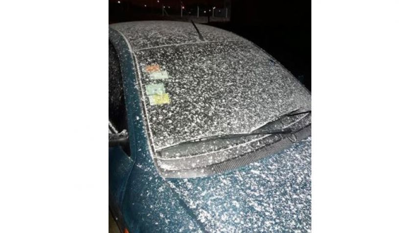 Y volvió la nieve a Tandil