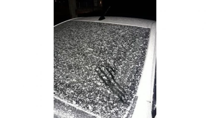 Y volvió la nieve a Tandil