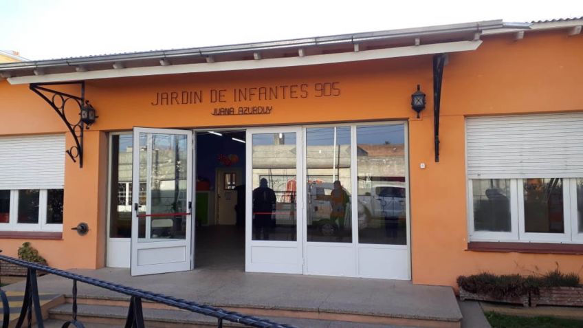 Avanza la última etapa de las obras en el Jardín de Infantes 905