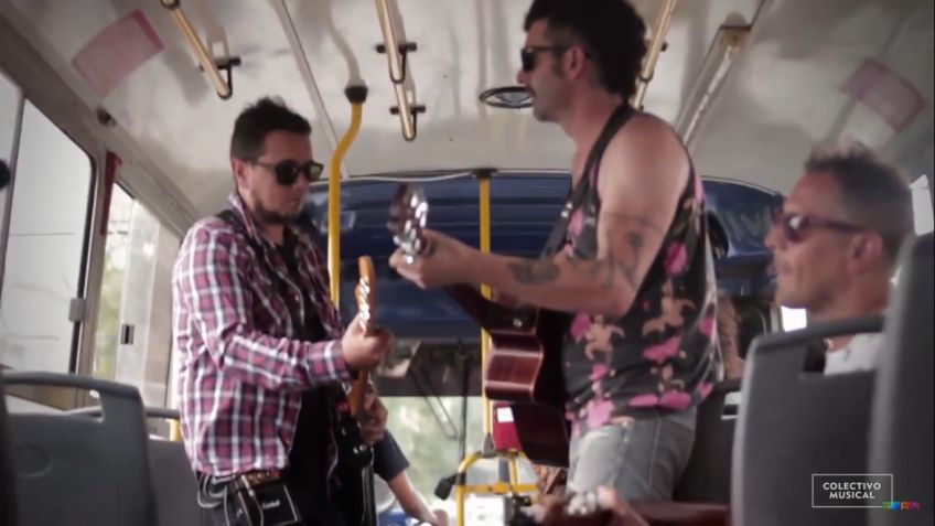 Colectivo musical: músicos tandilenses filmaron en bondis de la ciudad
